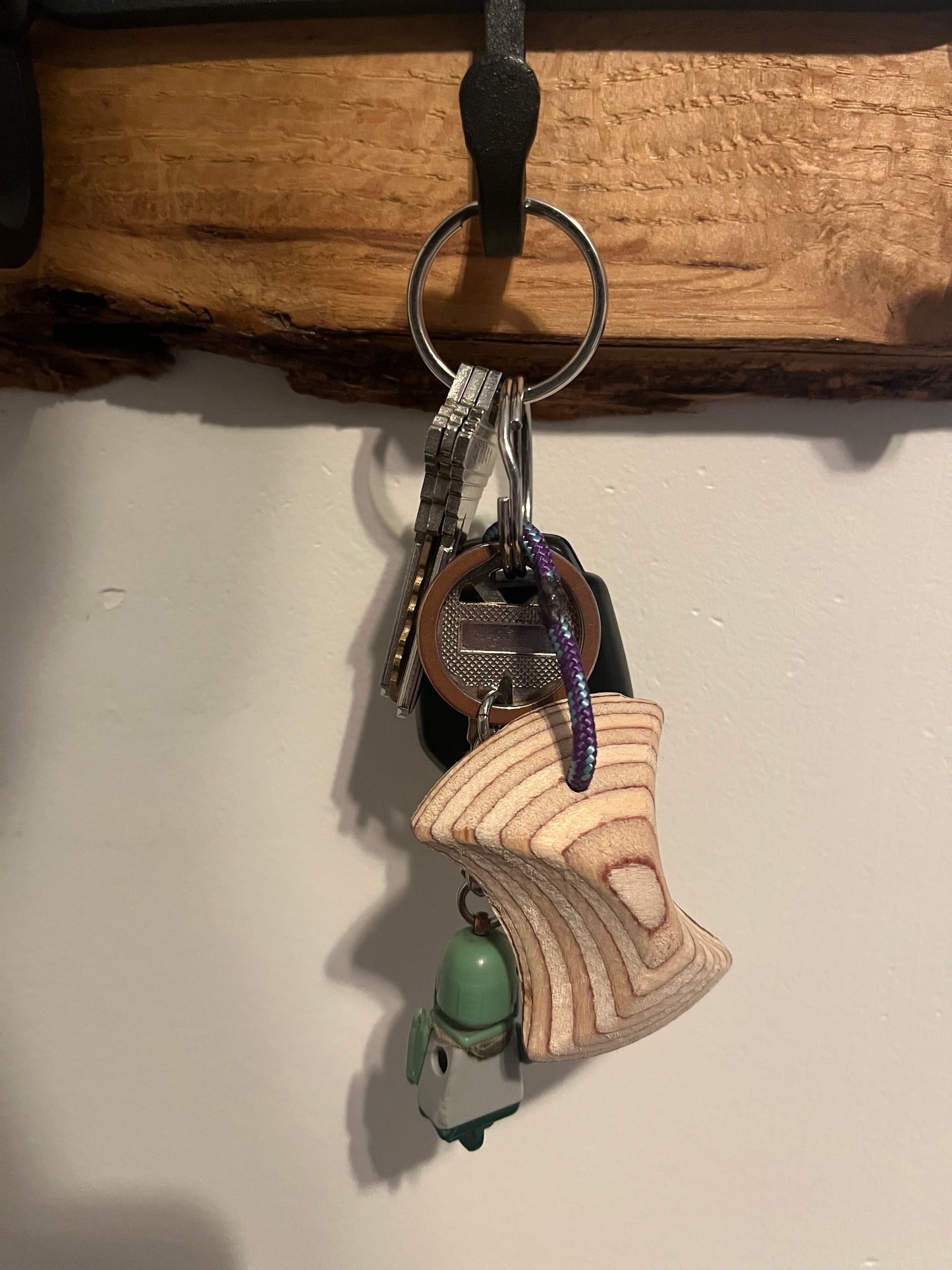 Keychain climbing holds