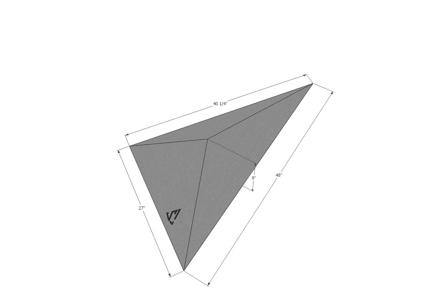 Offset Triangle 2 - Low