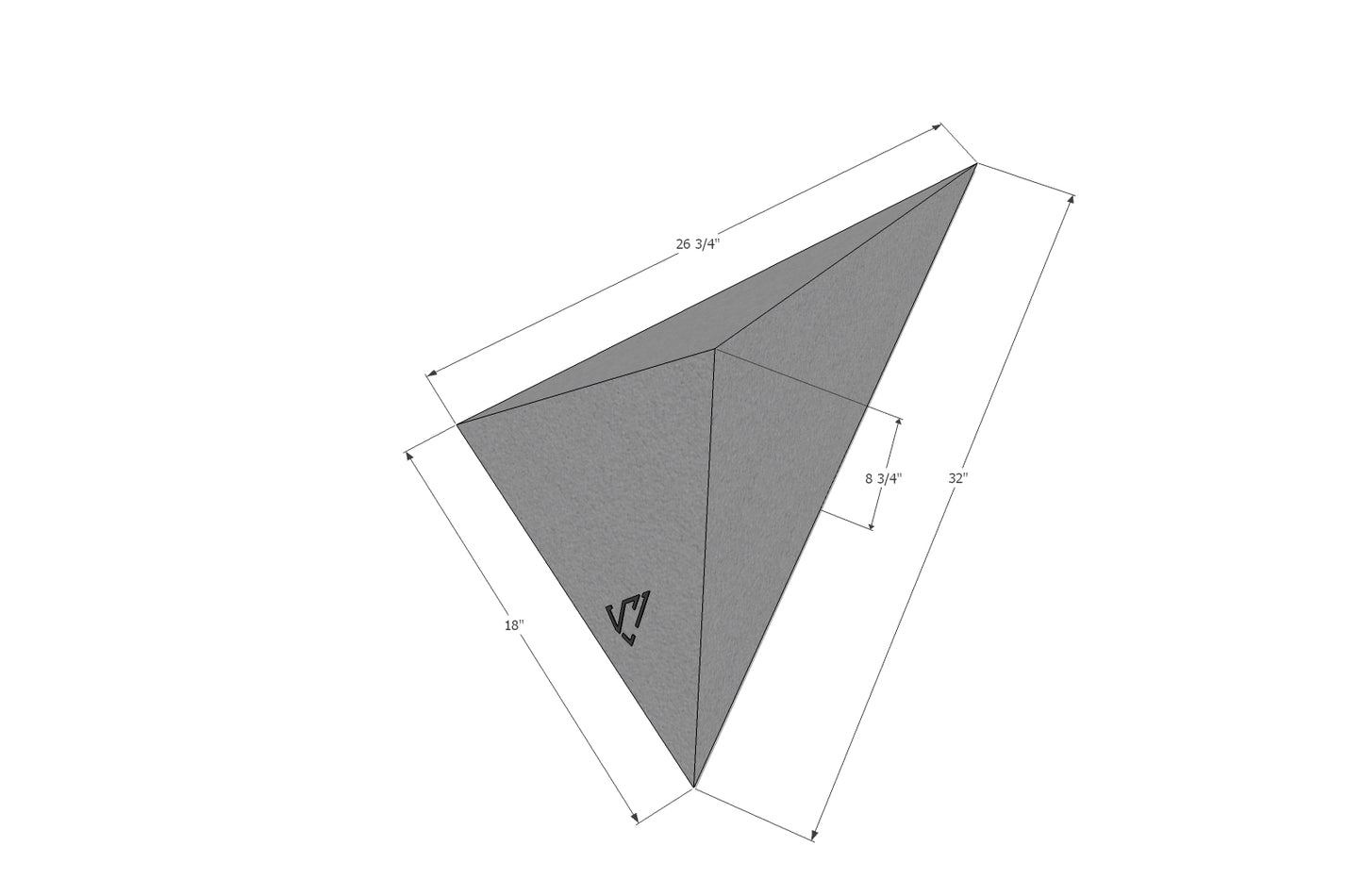 Offset Triangle 2 - High